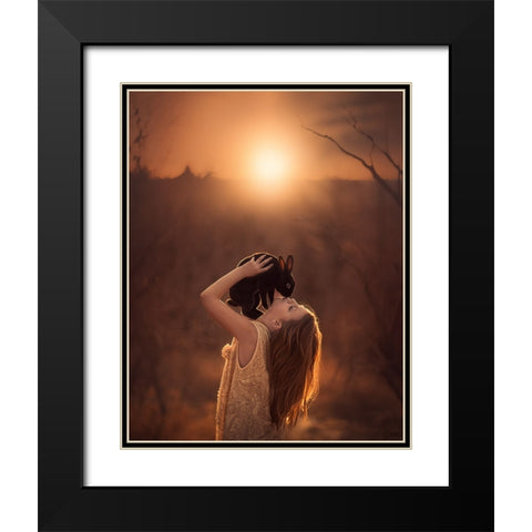 Nearing Spring Black Modern Wood Framed Art Print with Double Matting by Olson, Jake