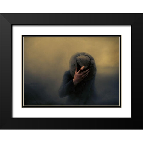 When The Going Gets Tough... Black Modern Wood Framed Art Print with Double Matting by Larsen, Jorun