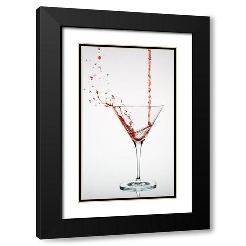 Cocktail Black Modern Wood Framed Art Print with Double Matting by Pabst, Christian