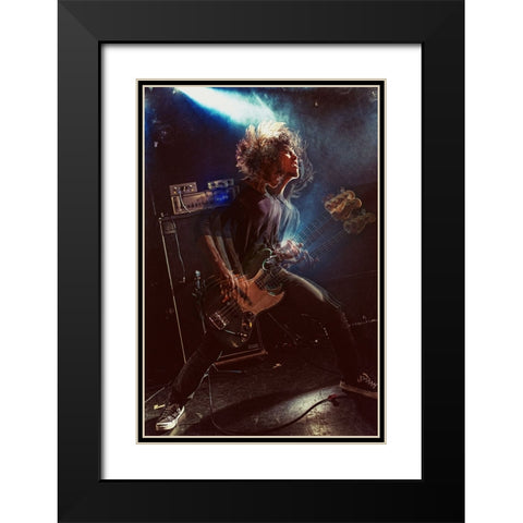 Livephotography Black Modern Wood Framed Art Print with Double Matting by Nakamatsu, Kenji