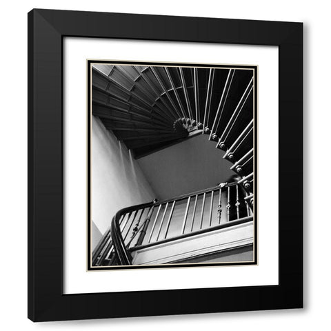 Untitled Black Modern Wood Framed Art Print with Double Matting by Stefan, Jacek