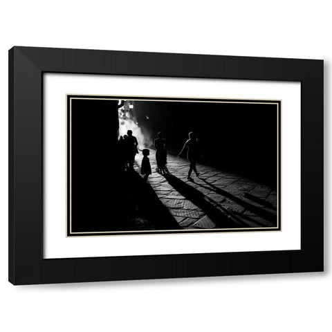 Into The Sun Black Modern Wood Framed Art Print with Double Matting by Buda, Simone