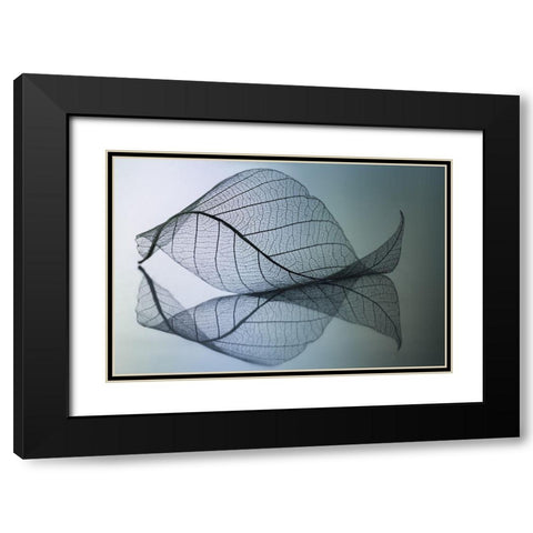 Curvaceousness Black Modern Wood Framed Art Print with Double Matting by Kowatari, Shihya