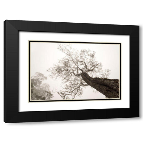 Between Heaven And Earth Black Modern Wood Framed Art Print with Double Matting by Wrobel, Karsten