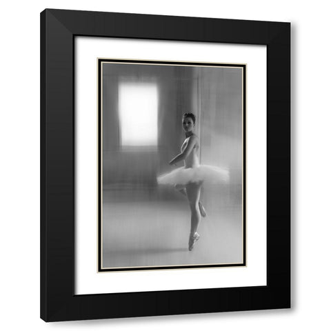 JohannaS Performance Black Modern Wood Framed Art Print with Double Matting by Schleicher-Schwarz, Roswitha
