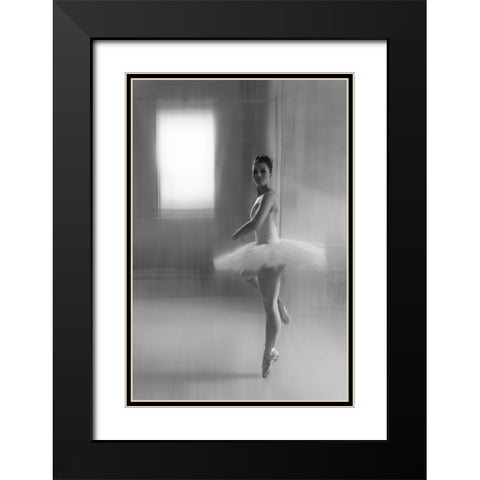JohannaS Performance Black Modern Wood Framed Art Print with Double Matting by Schleicher-Schwarz, Roswitha
