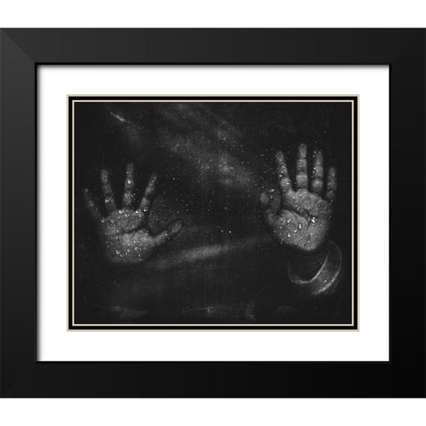 The Conundrum Black Modern Wood Framed Art Print with Double Matting by Jitir, Suhandi
