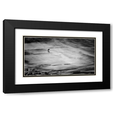 His Mistress The Sea Black Modern Wood Framed Art Print with Double Matting by Bland, Richard