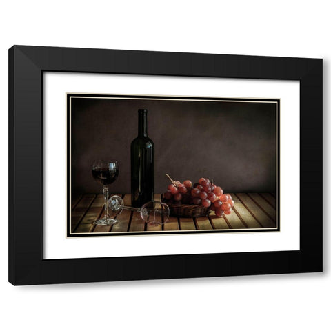 The Partys Over... Black Modern Wood Framed Art Print with Double Matting by Perfoncio, Margareth