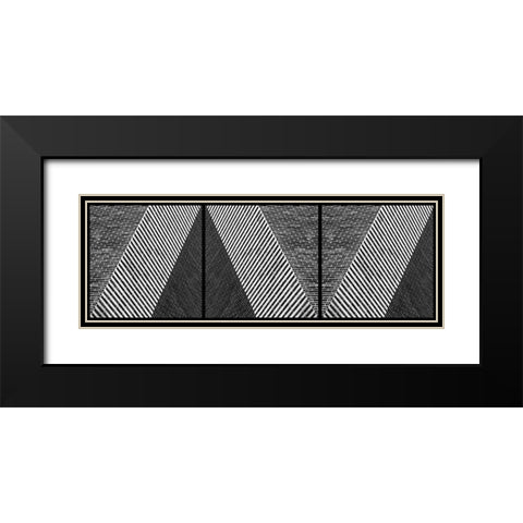 Rolling Dice Black Modern Wood Framed Art Print with Double Matting by Abrantes, Paulo