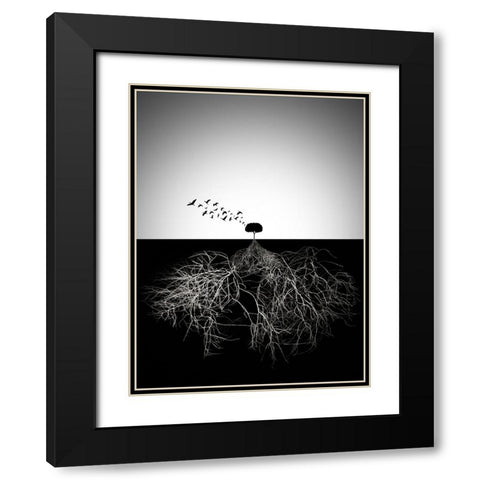 Do Not Judge According To Appearance Black Modern Wood Framed Art Print with Double Matting by Arslanian, Souren