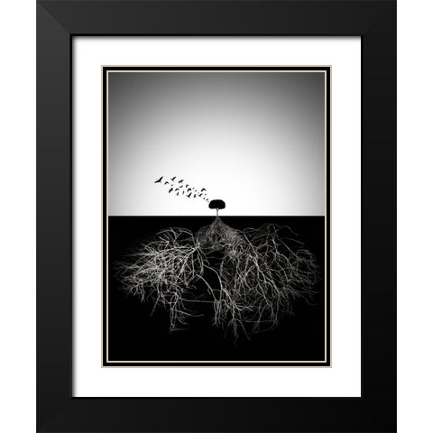 Do Not Judge According To Appearance Black Modern Wood Framed Art Print with Double Matting by Arslanian, Souren