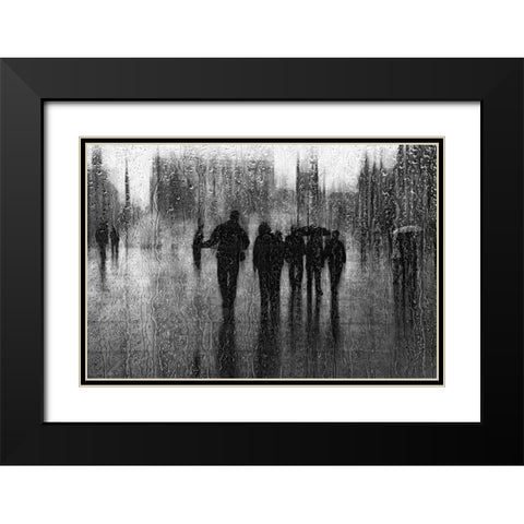 After The Rain Black Modern Wood Framed Art Print with Double Matting by Schleicher-Schwarz, Roswitha