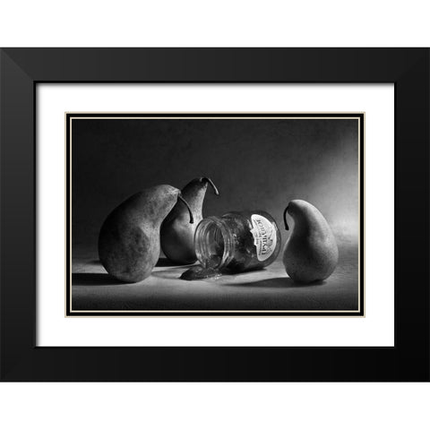 The Sad Farewell/ The 3Rd Part Of The Jam Triptych Black Modern Wood Framed Art Print with Double Matting by Ivanova, Victoria