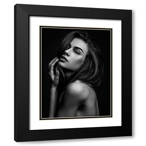 Natural Beauty Black Modern Wood Framed Art Print with Double Matting by Krystynek MQEP, Martin