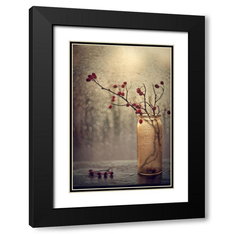 Untitled Black Modern Wood Framed Art Print with Double Matting by Tikhonova, Valeriya