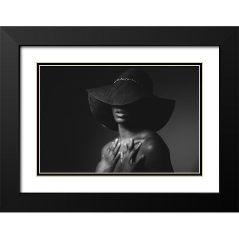 In The Air Tonight Black Modern Wood Framed Art Print with Double Matting by J Dennis, Darryl