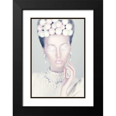 Christmas Ornament! Black Modern Wood Framed Art Print with Double Matting by marinastudio