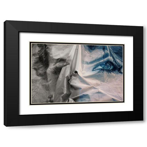 Worthless Promises. Black Modern Wood Framed Art Print with Double Matting by Verschelden, Harry