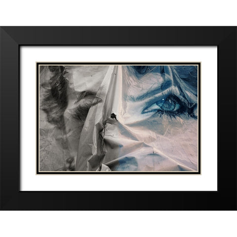 Worthless Promises. Black Modern Wood Framed Art Print with Double Matting by Verschelden, Harry