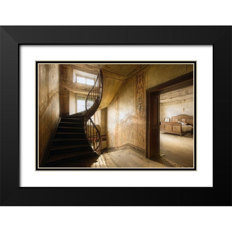 Untitled Black Modern Wood Framed Art Print with Double Matting by Boomsma, Paul