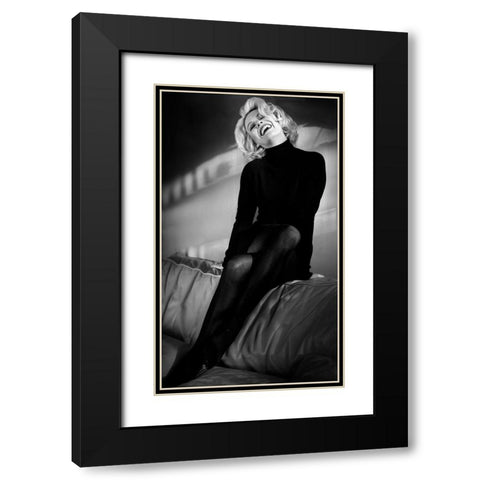 My Day With Marilyn .... Black Modern Wood Framed Art Print with Double Matting by Peter Muller Photography