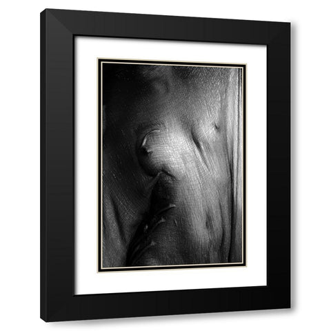 Phantom Pain Black Modern Wood Framed Art Print with Double Matting by Bousca, Bogdan