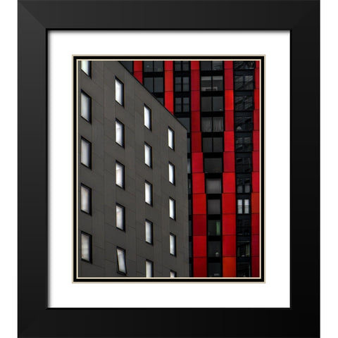 Partnership Black Modern Wood Framed Art Print with Double Matting by Claes, Gilbert