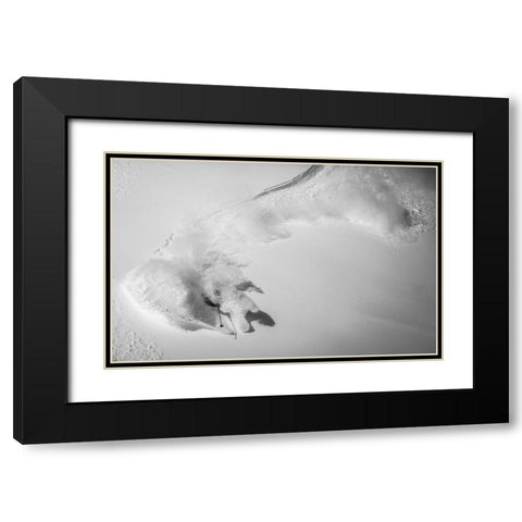 Powradise Black Modern Wood Framed Art Print with Double Matting by Trevillot, Benjamin