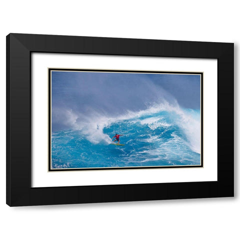 Daredevil Black Modern Wood Framed Art Print with Double Matting by Stahl, Peter