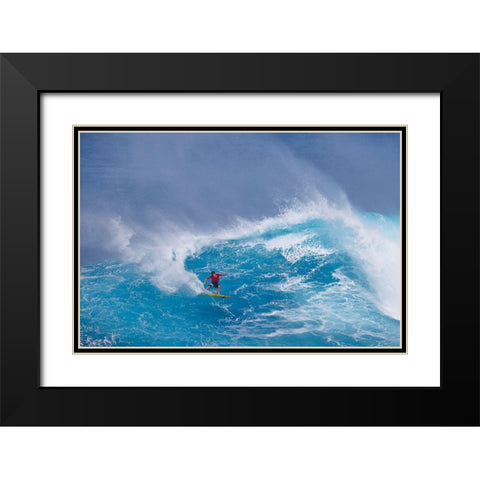 Daredevil Black Modern Wood Framed Art Print with Double Matting by Stahl, Peter