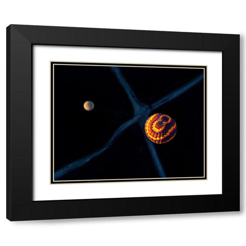 The Crossroads Black Modern Wood Framed Art Print with Double Matting by Luis Duran, Juan