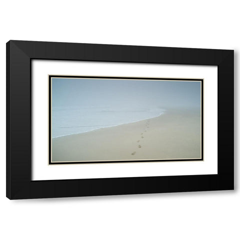 Isolation Black Modern Wood Framed Art Print with Double Matting by Pearce, Simon
