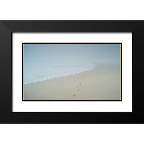 Isolation Black Modern Wood Framed Art Print with Double Matting by Pearce, Simon
