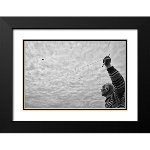 Freedom Black Modern Wood Framed Art Print with Double Matting by Ihyabozkurt