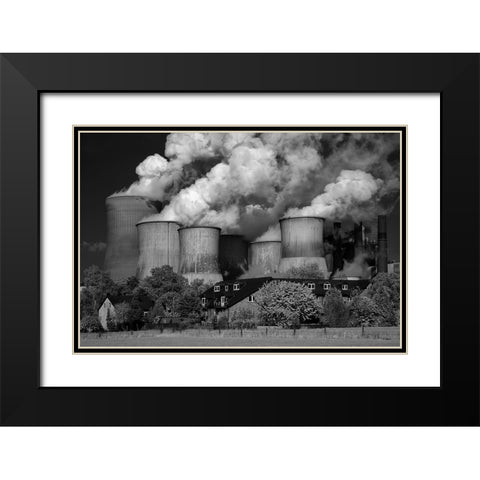 The Qgoodq Neighbor ... Black Modern Wood Framed Art Print with Double Matting by Buchmann, Oliver