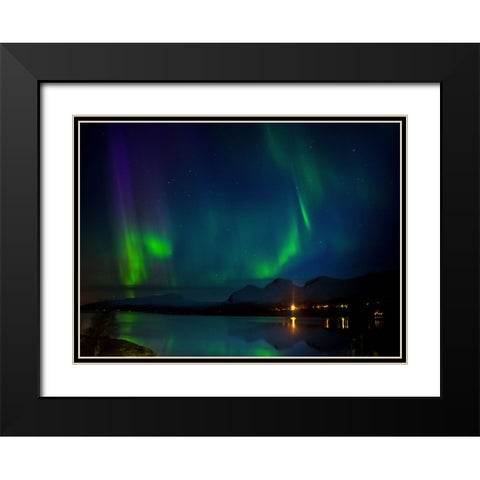 True Colors Shining Through Black Modern Wood Framed Art Print with Double Matting by Caroline Stroksnes, Mette