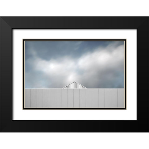 Mini Dome Black Modern Wood Framed Art Print with Double Matting by Claes, Gilbert