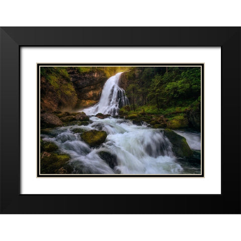 Spring Flood Black Modern Wood Framed Art Print with Double Matting by Gastager, Daniel