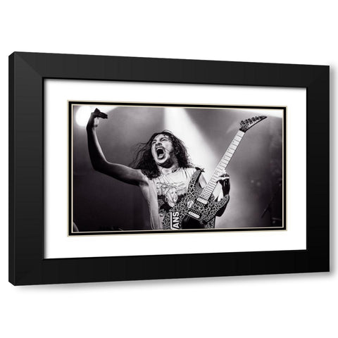 Lost Society Black Modern Wood Framed Art Print with Double Matting by Kamarainen, Jesse