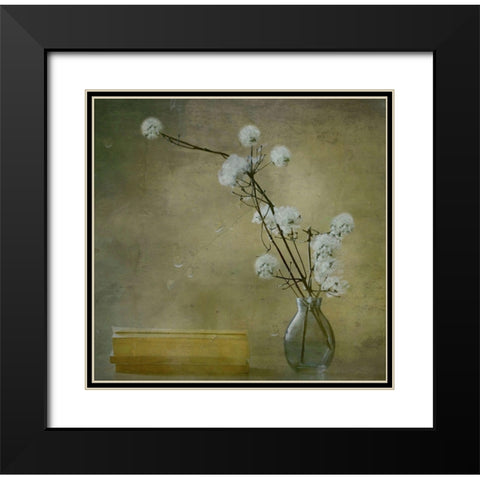 Books Black Modern Wood Framed Art Print with Double Matting by Devos, Delphine