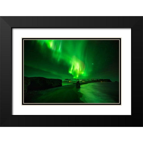 Sensual Dance Black Modern Wood Framed Art Print with Double Matting by Martin Castan, David