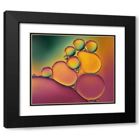 Acrobats Black Modern Wood Framed Art Print with Double Matting by Westum, Heidi