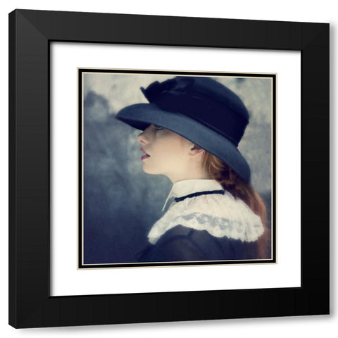 Sinopa II Black Modern Wood Framed Art Print with Double Matting by kenp