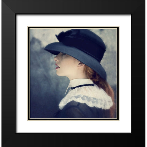 Sinopa II Black Modern Wood Framed Art Print with Double Matting by kenp