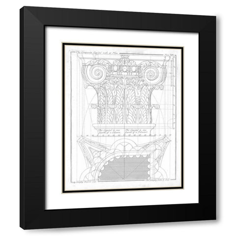The Composite Capital Black Modern Wood Framed Art Print with Double Matting by Langley, Batty