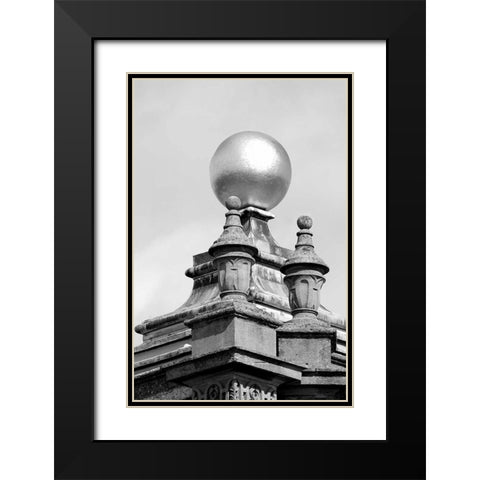 Architectural Detail, Blenheim Palace Black Modern Wood Framed Art Print with Double Matting by Blue, Cyril