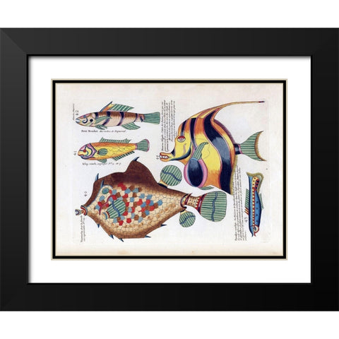 Tompombo Black Modern Wood Framed Art Print with Double Matting by Renard, Louis
