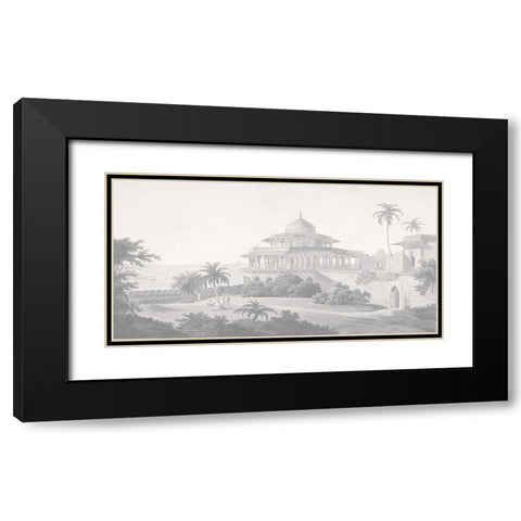 The Chalees Satoon, Sepia Black Modern Wood Framed Art Print with Double Matting by Daniells, Thomas and Wm