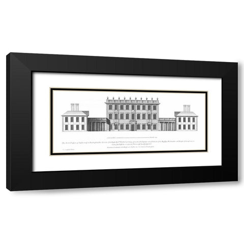 North Elevation, Cliveden Black Modern Wood Framed Art Print with Double Matting by Campbell, Colin